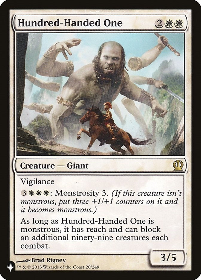 Image for Hundred-Handed One (20/249) (The List Reprints) - Magic: The Gathering