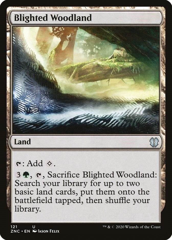 Image for Blighted Woodland (121) (Zendikar Rising) - Magic: The Gathering