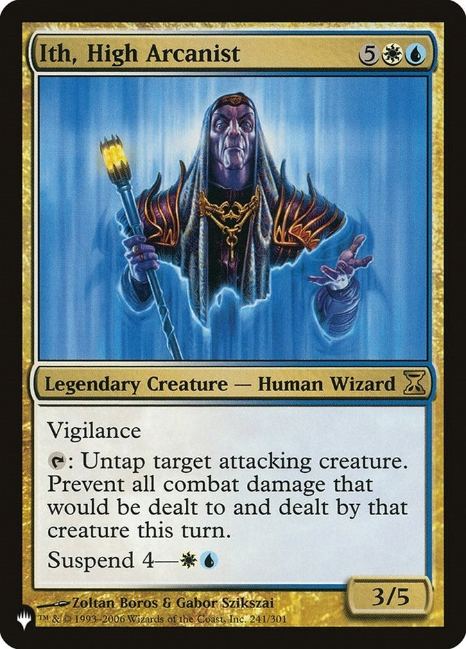 Image for Ith, High Arcanist (241/301) (The List Reprints) - Magic: The Gathering