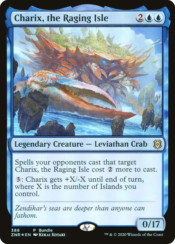 Image for Charix, the Raging Isle (ZNR Bundle) (386) (Unique and Miscellaneous Promos) - Magic: The Gathering