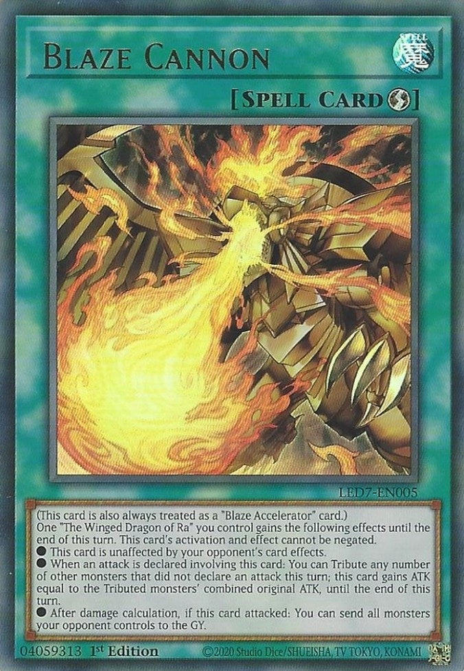 Image for Blaze Cannon (LED7-EN005) (LED7) - YuGiOh