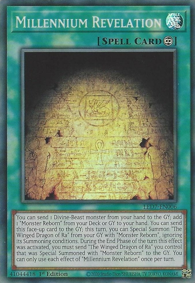 Image for Millennium Revelation (LED7-EN006) (LED7) - YuGiOh
