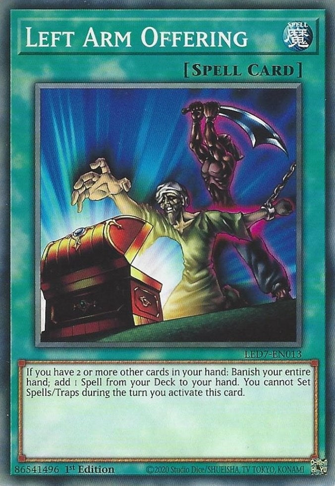 Image for Left Arm Offering (LED7-EN013) (LED7) - YuGiOh