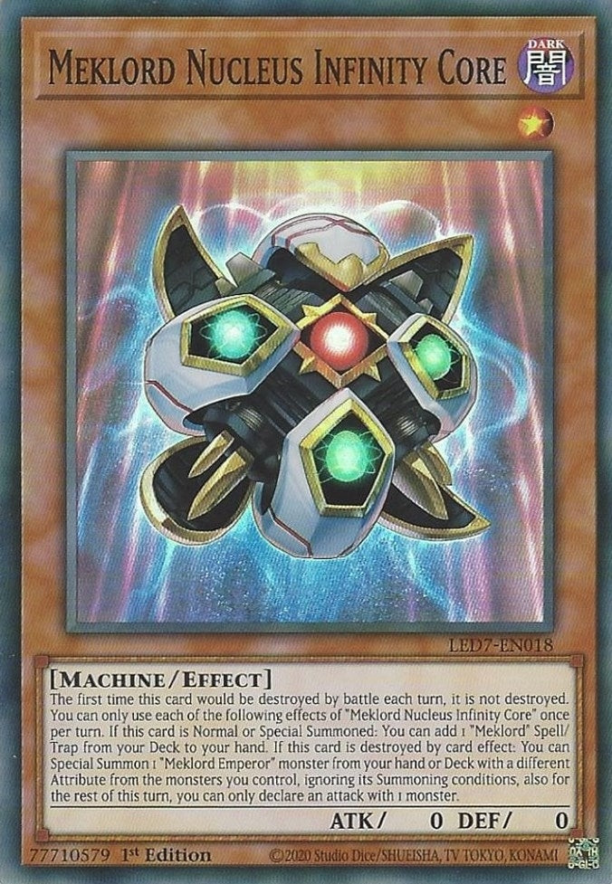 Image for Meklord Nucleus Infinity Core (LED7-EN018) (LED7) - YuGiOh