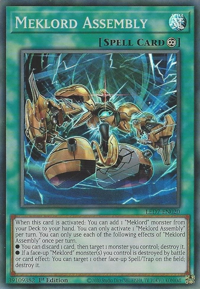 Image for Meklord Assembly (LED7-EN020) (LED7) - YuGiOh