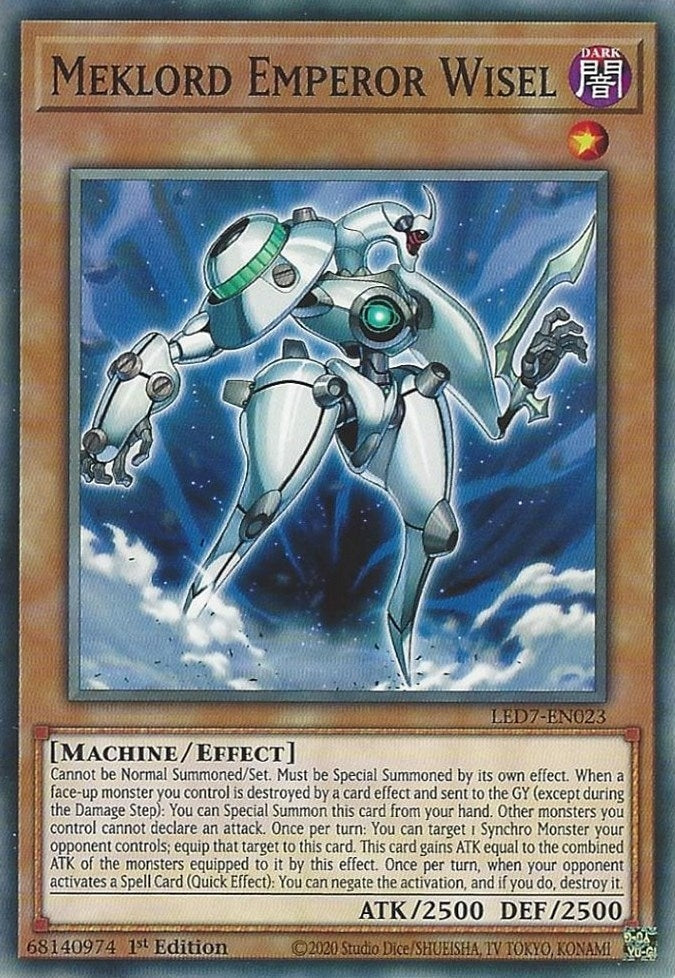 Image for Meklord Emperor Wisel (LED7-EN023) (LED7) - YuGiOh