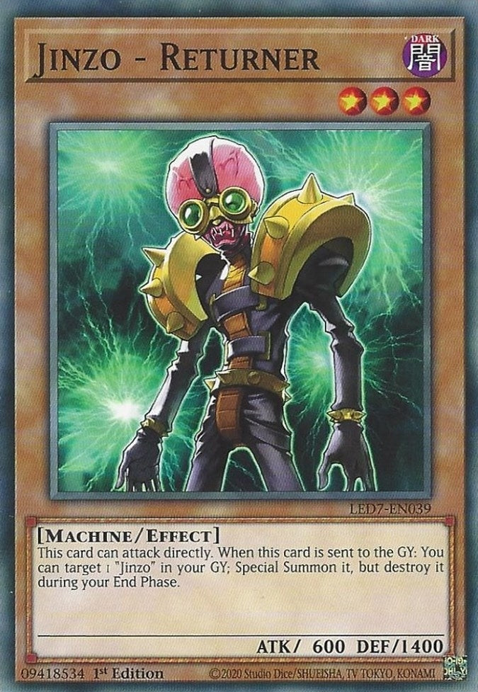 Image for Jinzo - Returner (LED7-EN039) (LED7) - YuGiOh