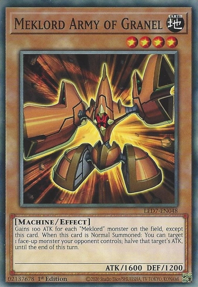 Image for Meklord Army of Granel (LED7-EN048) (LED7) - YuGiOh