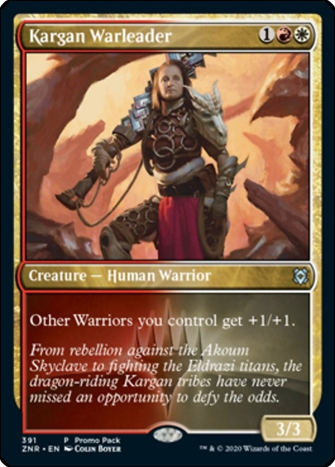 Image for Kargan Warleader (391) (Zendikar Rising) - Magic: The Gathering