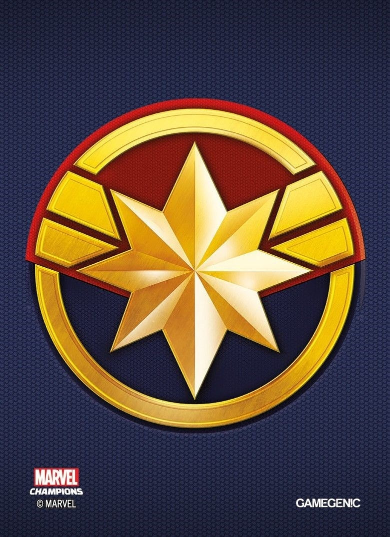 Image for Marvel Champions - Captain Marvel Card Sleeves (50ct.) - Card Sleeves
