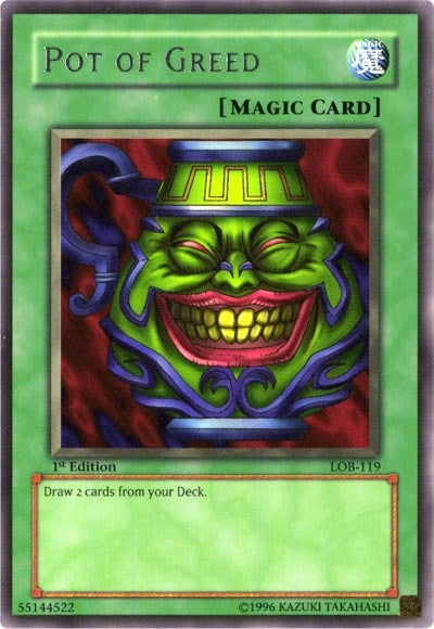 Image for Pot of Greed (LOB-119) (LOB) - YuGiOh