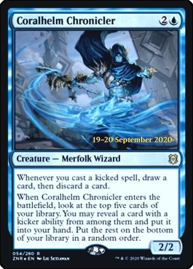Image for Coralhelm Chronicler (54) (Prerelease Cards) - Magic: The Gathering