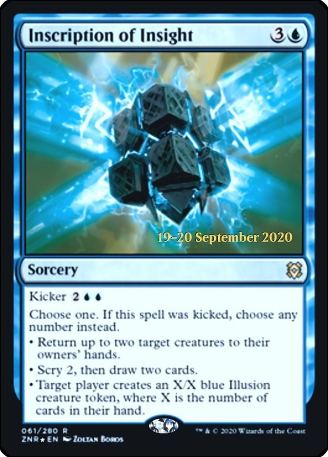 Image for Inscription of Insight (61) (Prerelease Cards) - Magic: The Gathering