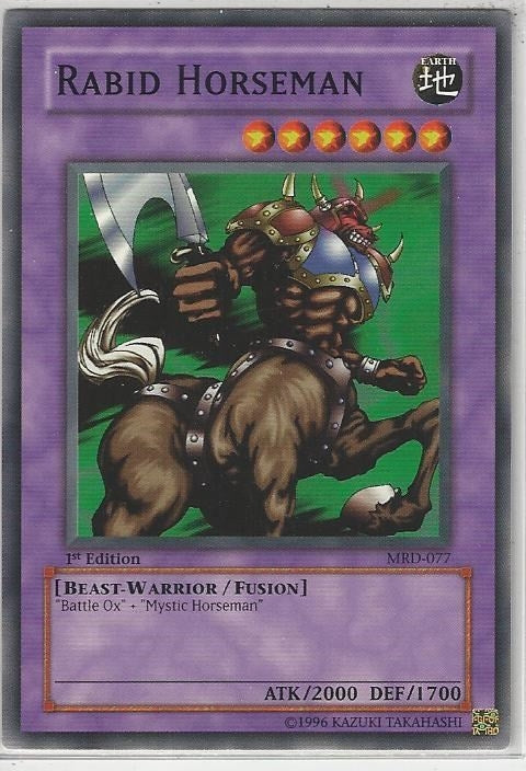 Image for Rabid Horseman (MRD-077) (MRD) - YuGiOh
