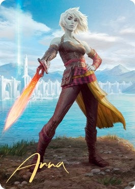 Image for Nahiri, Heir of the Ancients Art Card (3/81) (Gold-Stamped Signature) (3) (Zendikar Rising) - Magic: The Gathering