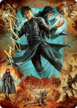 Image for Jace, Mirror Mage Art Card (2/81) (Gold-Stamped Signature) (2) (Zendikar Rising) - Magic: The Gathering