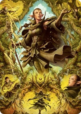 Image for Nissa of Shadowed Boughs Art Card (6/81) (Gold-Stamped Signature) (6) (Zendikar Rising) - Magic: The Gathering