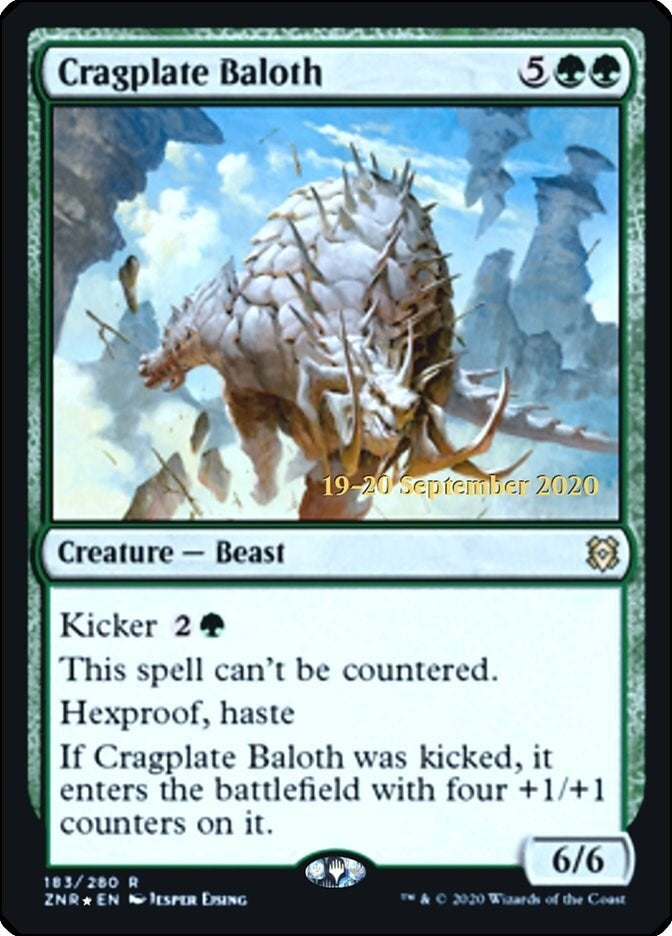 Image for Cragplate Baloth (183) (Prerelease Cards) - Magic: The Gathering