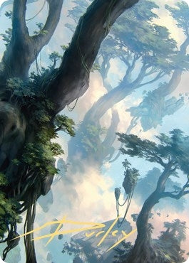 Image for Forest Art Card (19/81) (Gold-Stamped Signature) (19) (Zendikar Rising) - Magic: The Gathering