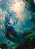 Image for Forest Art Card (21/81) (Gold-Stamped Signature) (21) (Zendikar Rising) - Magic: The Gathering