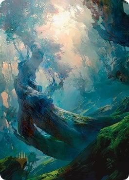 Image for Forest Art Card (21/81) (Gold-Stamped Signature) (21) (Zendikar Rising) - Magic: The Gathering