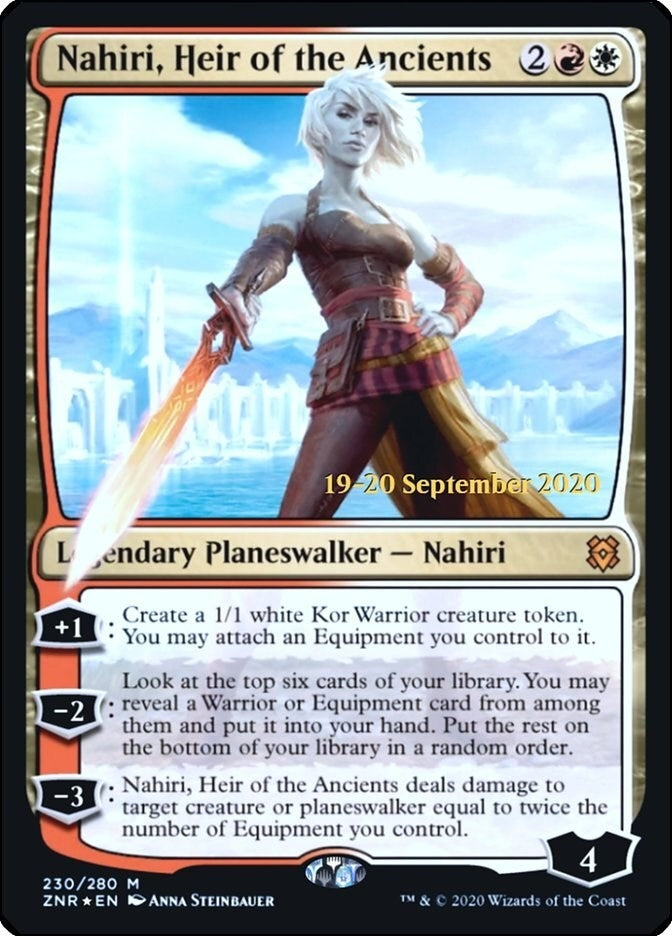 Nahiri, Heir of the Ancients (230) (Prerelease Cards)