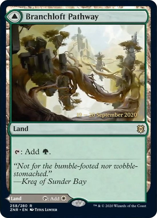 Image for Branchloft Pathway (258) (Prerelease Cards) - Magic: The Gathering