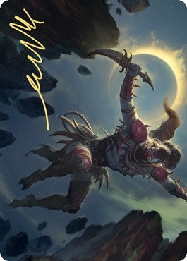 Image for Nighthawk Scavenger Art Card (Gold-Stamped Signature) (58) (Zendikar Rising) - Magic: The Gathering