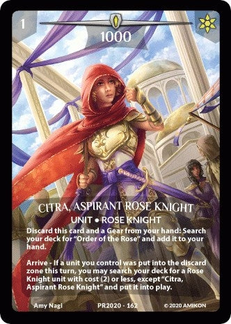 Image for Citra, Aspirant Rose Knight (Full Art) (PR2020-162) (Argent Saga Promos) - Argent Saga TCG