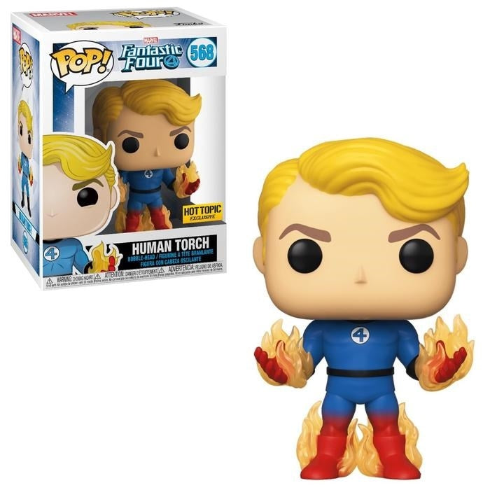 Image for Fantastic Four: The Human Torch (Bobble-Head) (Hot Topic Exclusive) - Funko