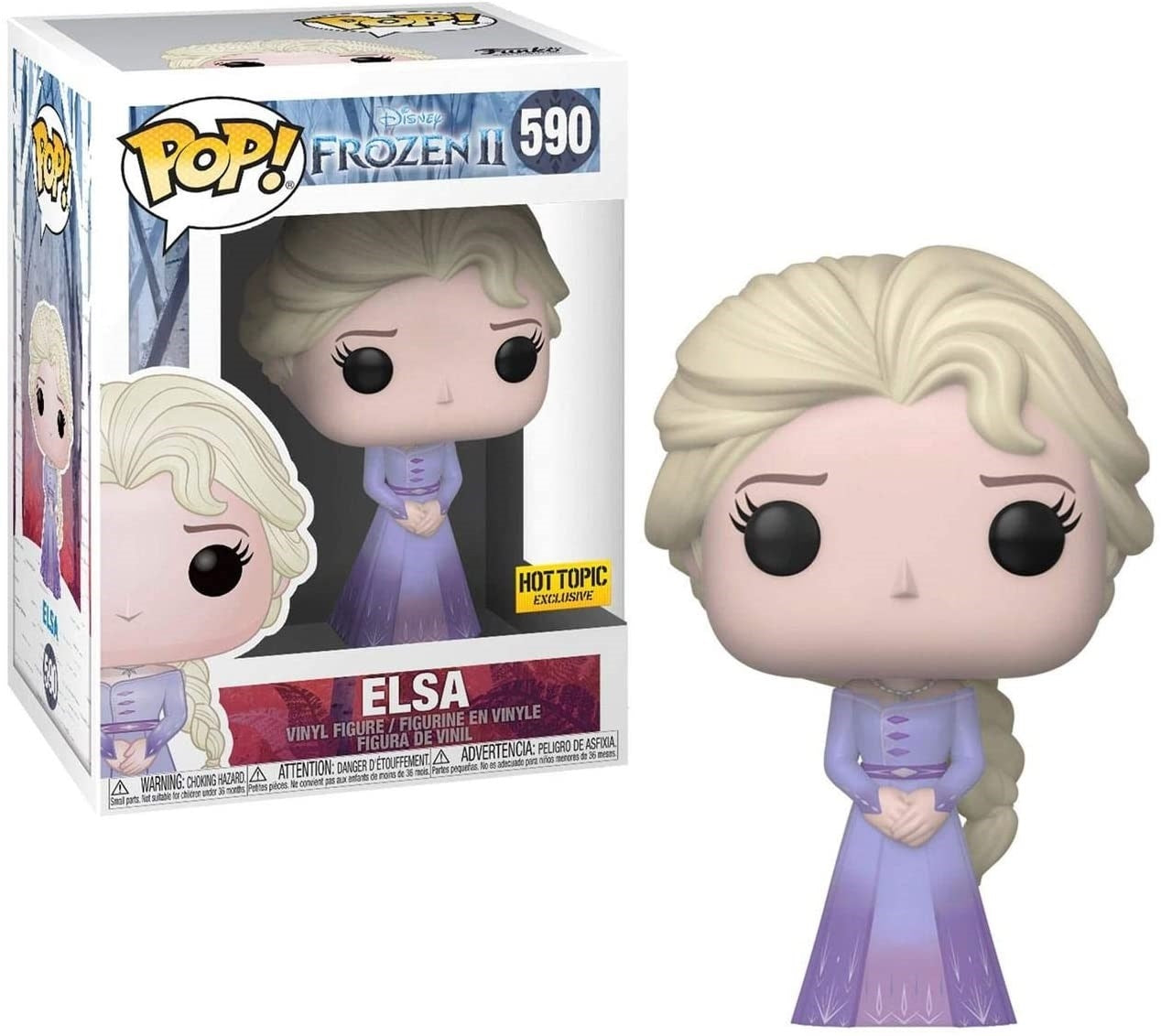 Image for Frozen II: Elsa (Purple Dress) (Hot Topic Exclusive) - Funko