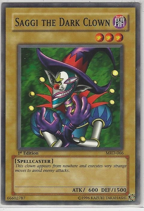 Image for Saggi the Dark Clown (MRD-066) (MRD) - YuGiOh