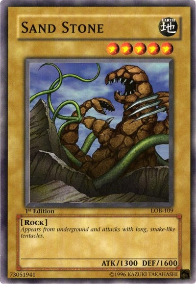 Image for Sand Stone (LOB-109) (LOB) - YuGiOh