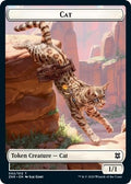 Image for Cat // Construct Double-Sided Token (2 // 10) (Zendikar Rising) - Magic: The Gathering