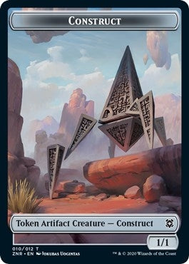 Image for Construct // Drake Double-Sided Token (10 // 5) (Zendikar Rising) - Magic: The Gathering