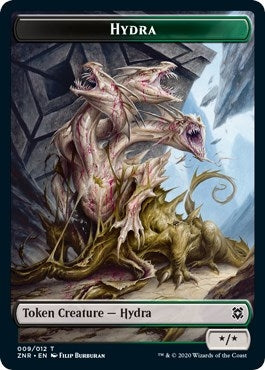 Image for Hydra // Kor Warrior Double-Sided Token (9 // 4) (Zendikar Rising) - Magic: The Gathering