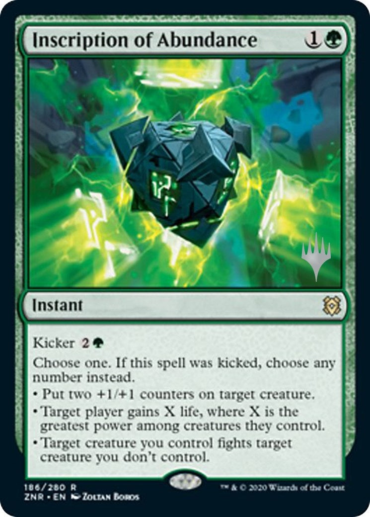 Image for Inscription of Abundance (186) (Zendikar Rising) - Magic: The Gathering