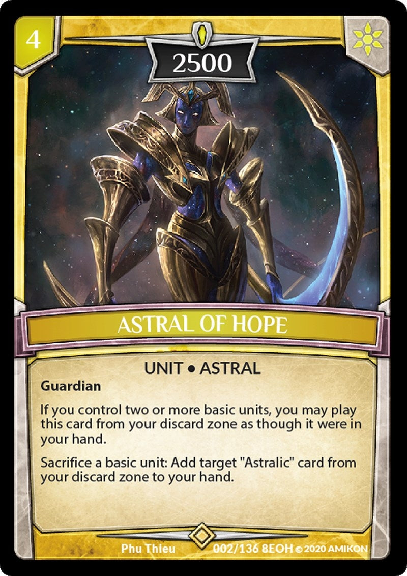 Image for Astral of Hope (2/136 8EOH) (Echoes of Hokken) - Argent Saga TCG