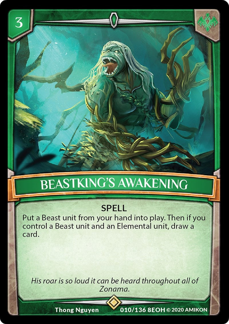Image for Beastking's Awakening (10/136 8EOH) (Echoes of Hokken) - Argent Saga TCG