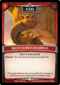 Image for Brontaurian Bambino (13/136 8EOH) (Echoes of Hokken) - Argent Saga TCG