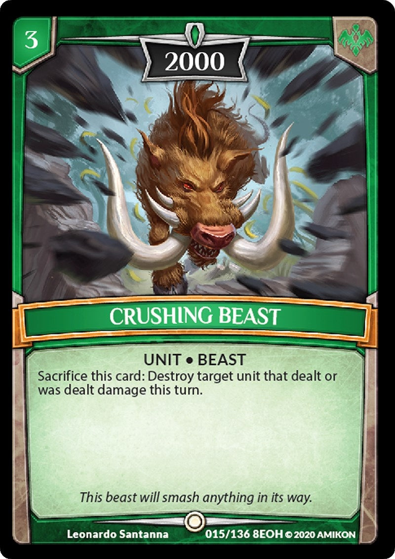 Image for Crushing Beast (15/136 8EOH) (Echoes of Hokken) - Argent Saga TCG