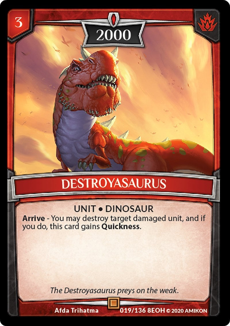 Destroyasaurus (19/136 8EOH) (Echoes of Hokken)