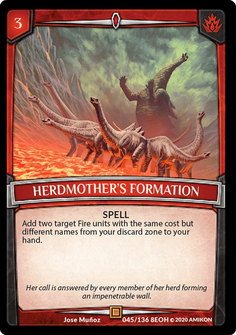 Image for Herdmother's Formation (45/136 8EOH) (Echoes of Hokken) - Argent Saga TCG