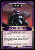 Image for Nightrider Erren (80/136 8EOH) (Echoes of Hokken) - Argent Saga TCG