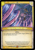Image for Obstruction of Oria (81/136 8EOH) (Echoes of Hokken) - Argent Saga TCG