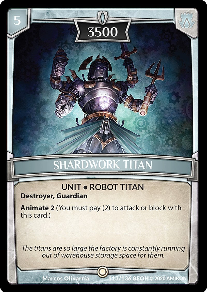 Image for Shardwork Titan (113/136 8EOH) (Echoes of Hokken) - Argent Saga TCG