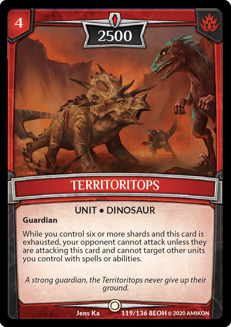 Image for Territoritops (119/136 8EOH) (Echoes of Hokken) - Argent Saga TCG