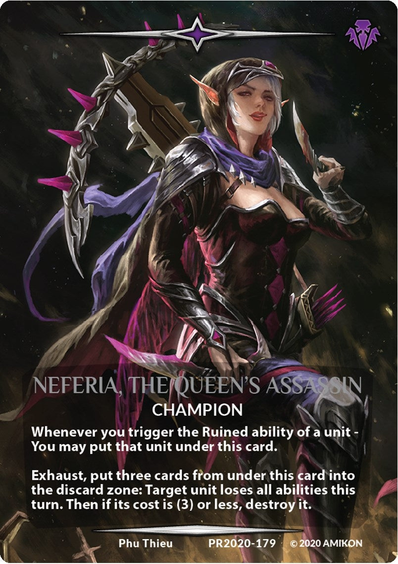 Image for Neferia, the Queen's Assassin (Serial Numbered) (PR2020-179) (Argent Saga Promos) - Argent Saga TCG