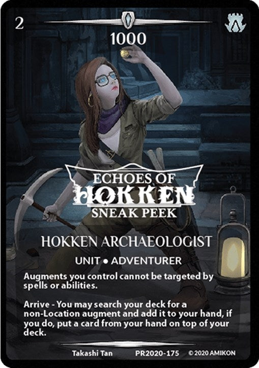 Image for Hokken Archaeologist (Sneak Peek) (PR2020-175) (Argent Saga Promos) - Argent Saga TCG