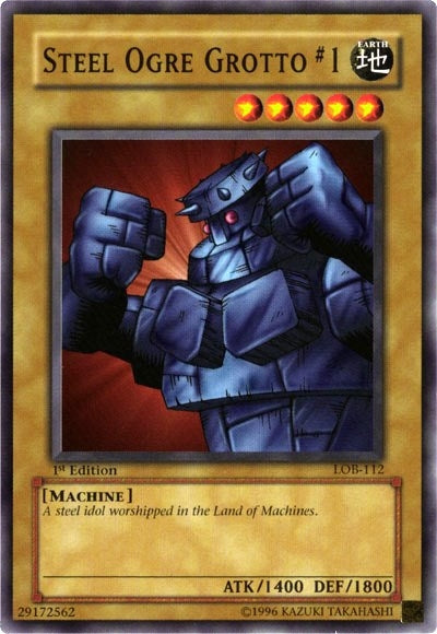 Image for Steel Ogre Grotto #1 (LOB-112) (LOB) - YuGiOh